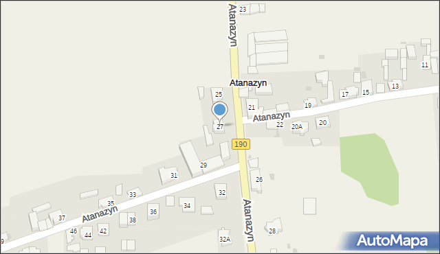 Atanazyn, Atanazyn, 27, mapa Atanazyn