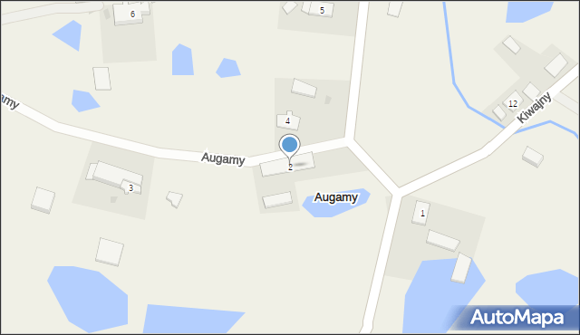 Augamy, Augamy, 2, mapa Augamy