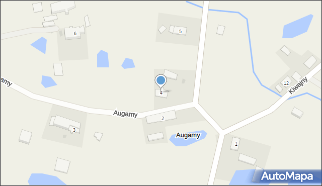 Augamy, Augamy, 4, mapa Augamy