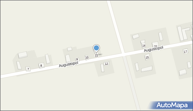 Augustopol, Augustopol, 11, mapa Augustopol