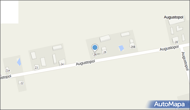 Augustopol, Augustopol, 25, mapa Augustopol