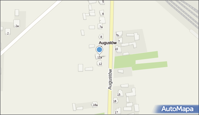 Augustów, Augustów, 12a, mapa Augustów