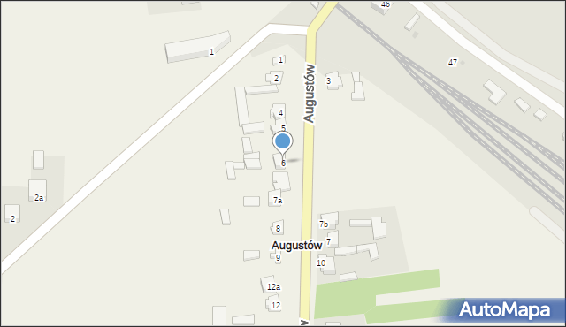 Augustów, Augustów, 6, mapa Augustów