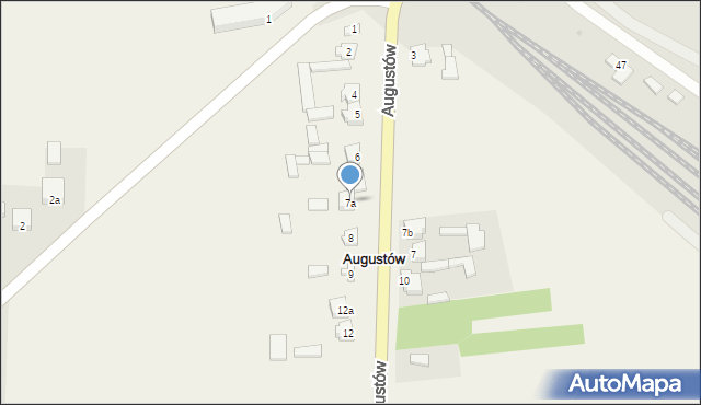 Augustów, Augustów, 7a, mapa Augustów