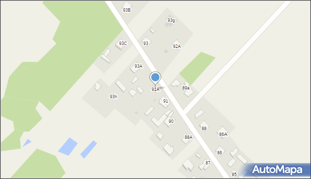 Augustów, Augustów, 91A, mapa Augustów