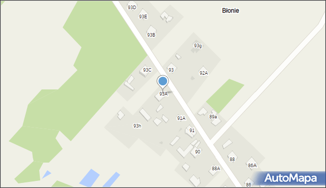 Augustów, Augustów, 93A, mapa Augustów