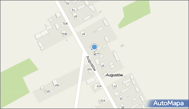 Augustów, Augustów, 46, mapa Augustów