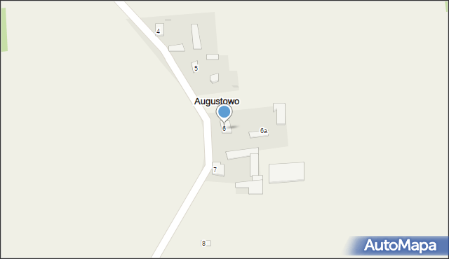 Augustowo, Augustowo, 6, mapa Augustowo