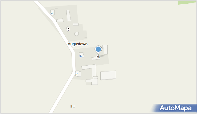 Augustowo, Augustowo, 6a, mapa Augustowo