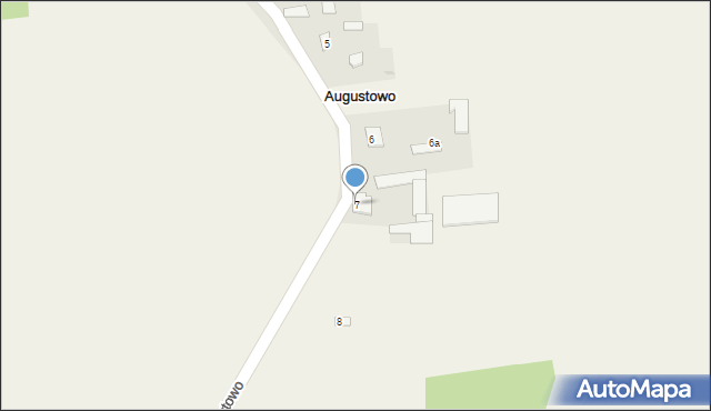 Augustowo, Augustowo, 7, mapa Augustowo