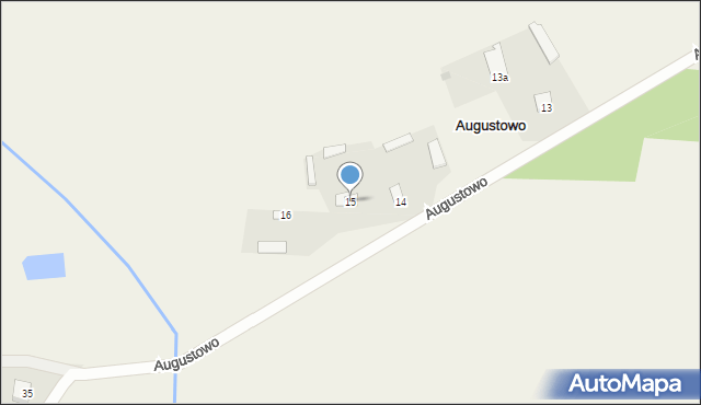 Augustowo, Augustowo, 15, mapa Augustowo