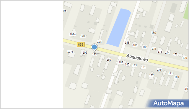 Augustowo, Augustowo, 193, mapa Augustowo