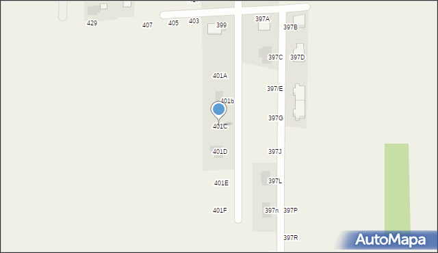 Augustowo, Augustowo, 401C, mapa Augustowo