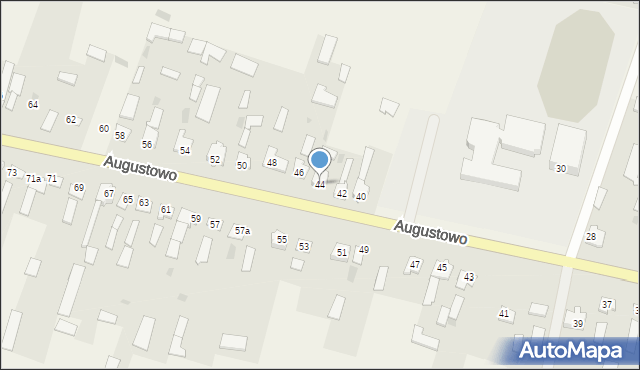 Augustowo, Augustowo, 44, mapa Augustowo