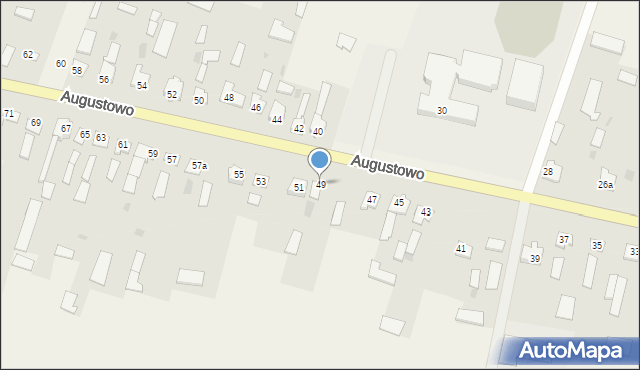 Augustowo, Augustowo, 49, mapa Augustowo