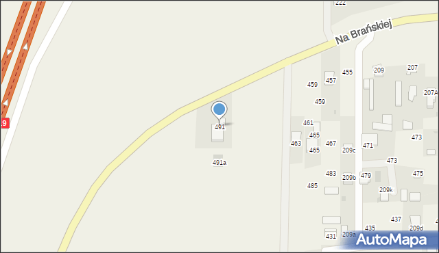 Augustowo, Augustowo, 491, mapa Augustowo