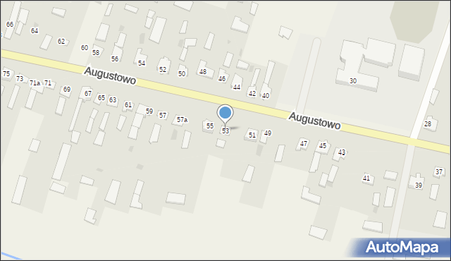 Augustowo, Augustowo, 53, mapa Augustowo