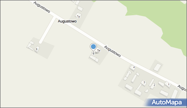 Augustowo, Augustowo, 5, mapa Augustowo