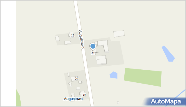 Augustowo, Augustowo, 21, mapa Augustowo