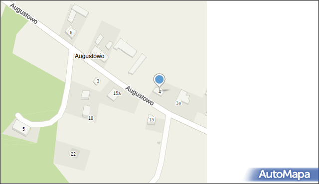 Augustowo, Augustowo, 4, mapa Augustowo