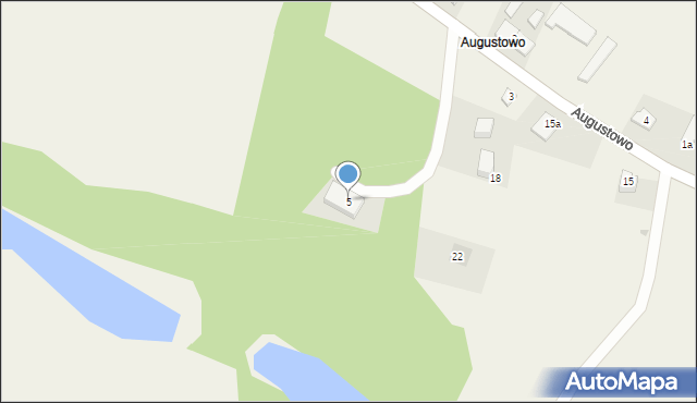 Augustowo, Augustowo, 5, mapa Augustowo