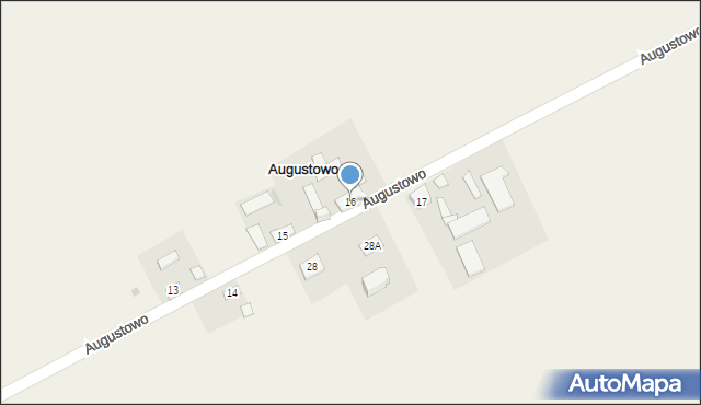 Augustowo, Augustowo, 16, mapa Augustowo