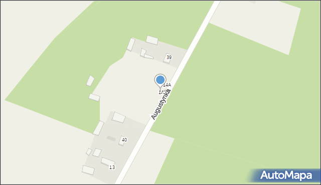 Augustynka, Augustynka, 14, mapa Augustynka