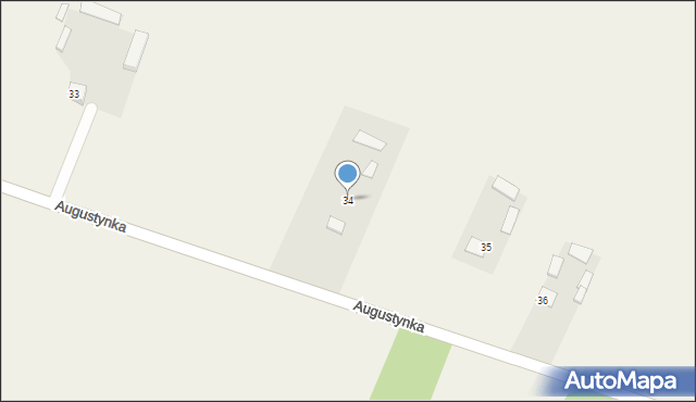 Augustynka, Augustynka, 34, mapa Augustynka