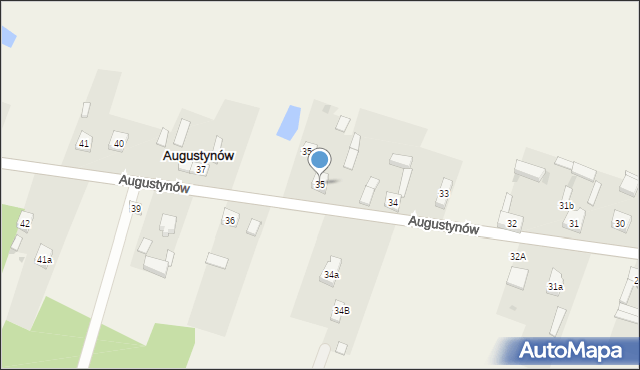 Augustynów, Augustynów, 35, mapa Augustynów