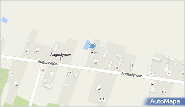 Augustynów, Augustynów, 35a, mapa Augustynów
