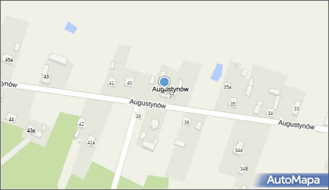 Augustynów, Augustynów, 38, mapa Augustynów