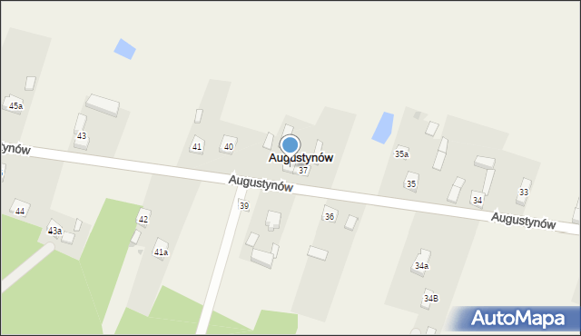 Augustynów, Augustynów, 38, mapa Augustynów