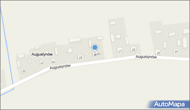 Augustynów, Augustynów, 18, mapa Augustynów