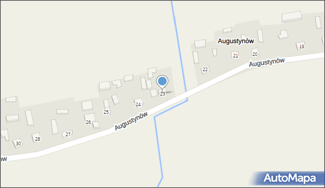 Augustynów, Augustynów, 23, mapa Augustynów