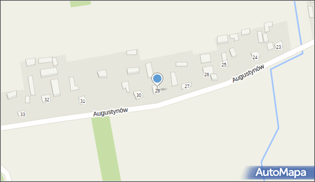 Augustynów, Augustynów, 28, mapa Augustynów