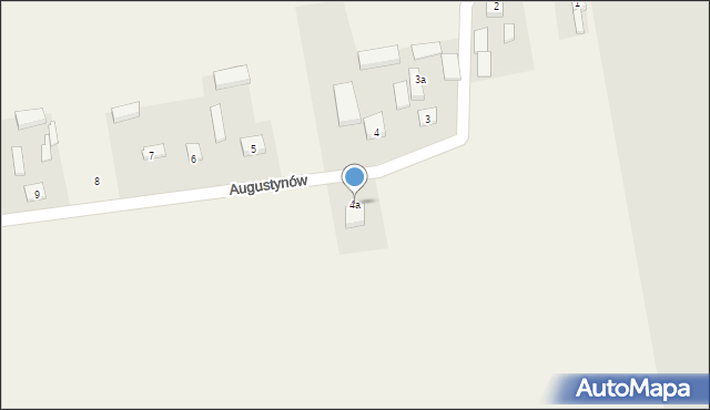 Augustynów, Augustynów, 4a, mapa Augustynów