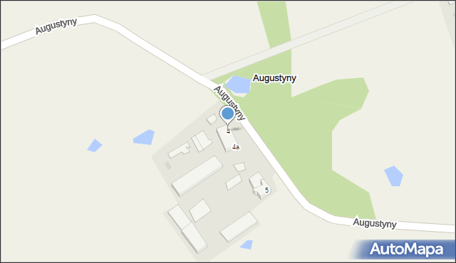 Augustyny, Augustyny, 4b, mapa Augustyny