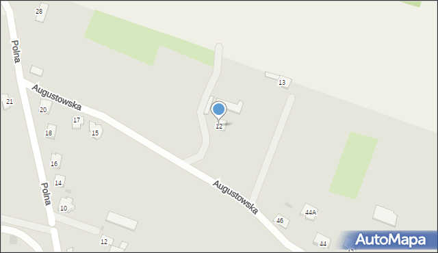 Izbica Kujawska, Augustowska, 12, mapa Izbica Kujawska