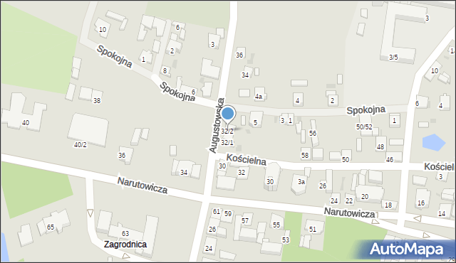 Izbica Kujawska, Augustowska, 32/2, mapa Izbica Kujawska