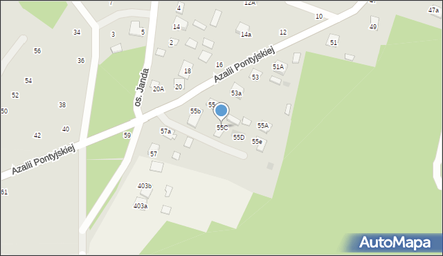 Nowa Sarzyna, Azalii Pontyjskiej, 55C, mapa Nowa Sarzyna