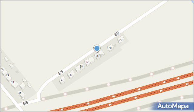 Węgrzce, B5, 16, mapa Węgrzce