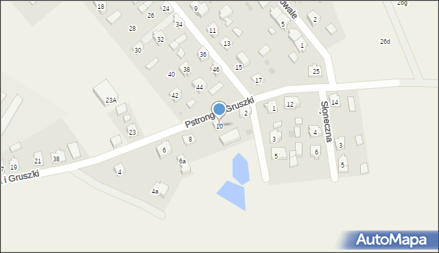 Liniewo, B. Pstronga i W. Gruszki, 10, mapa Liniewo