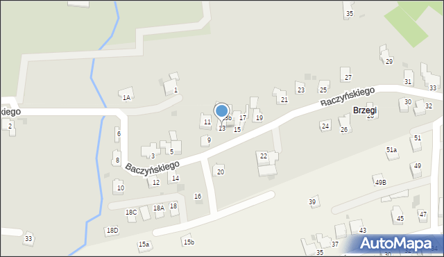 Andrychów, Baczyńskiego Krzysztofa Kamila, 13, mapa Andrychów