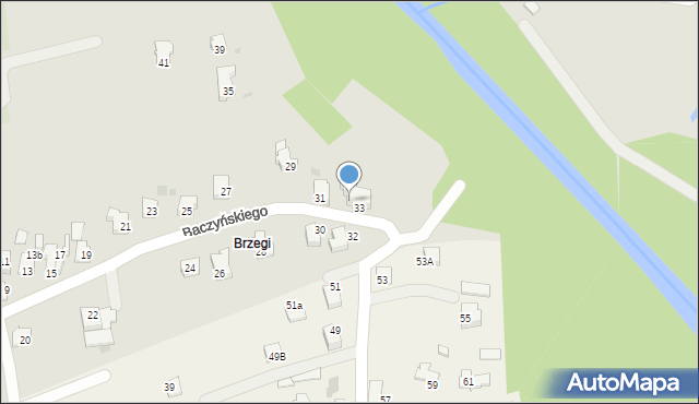 Andrychów, Baczyńskiego Krzysztofa Kamila, 33A, mapa Andrychów