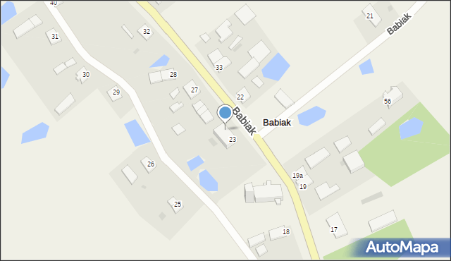 Babiak, Babiak, 24, mapa Babiak