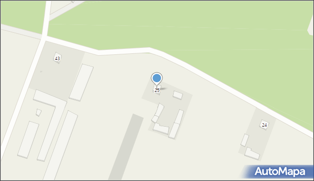 Babiec Piaseczny, Babiec Piaseczny, 25, mapa Babiec Piaseczny