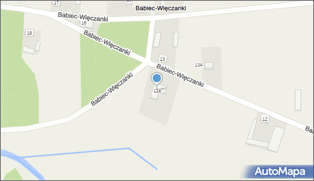 Babiec-Więczanki, Babiec-Więczanki, 12a, mapa Babiec-Więczanki