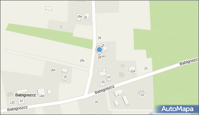 Babigoszcz, Babigoszcz, 24, mapa Babigoszcz