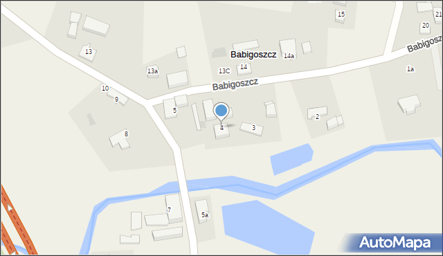 Babigoszcz, Babigoszcz, 4, mapa Babigoszcz