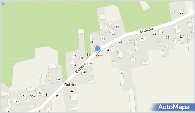 Babilon, Babilon, 36, mapa Babilon